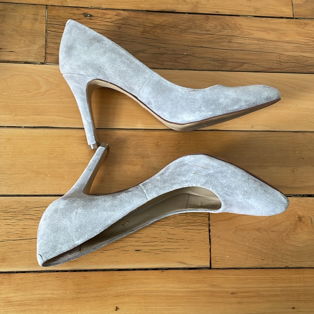 Blue Suede Heels - Picture 5 of 8